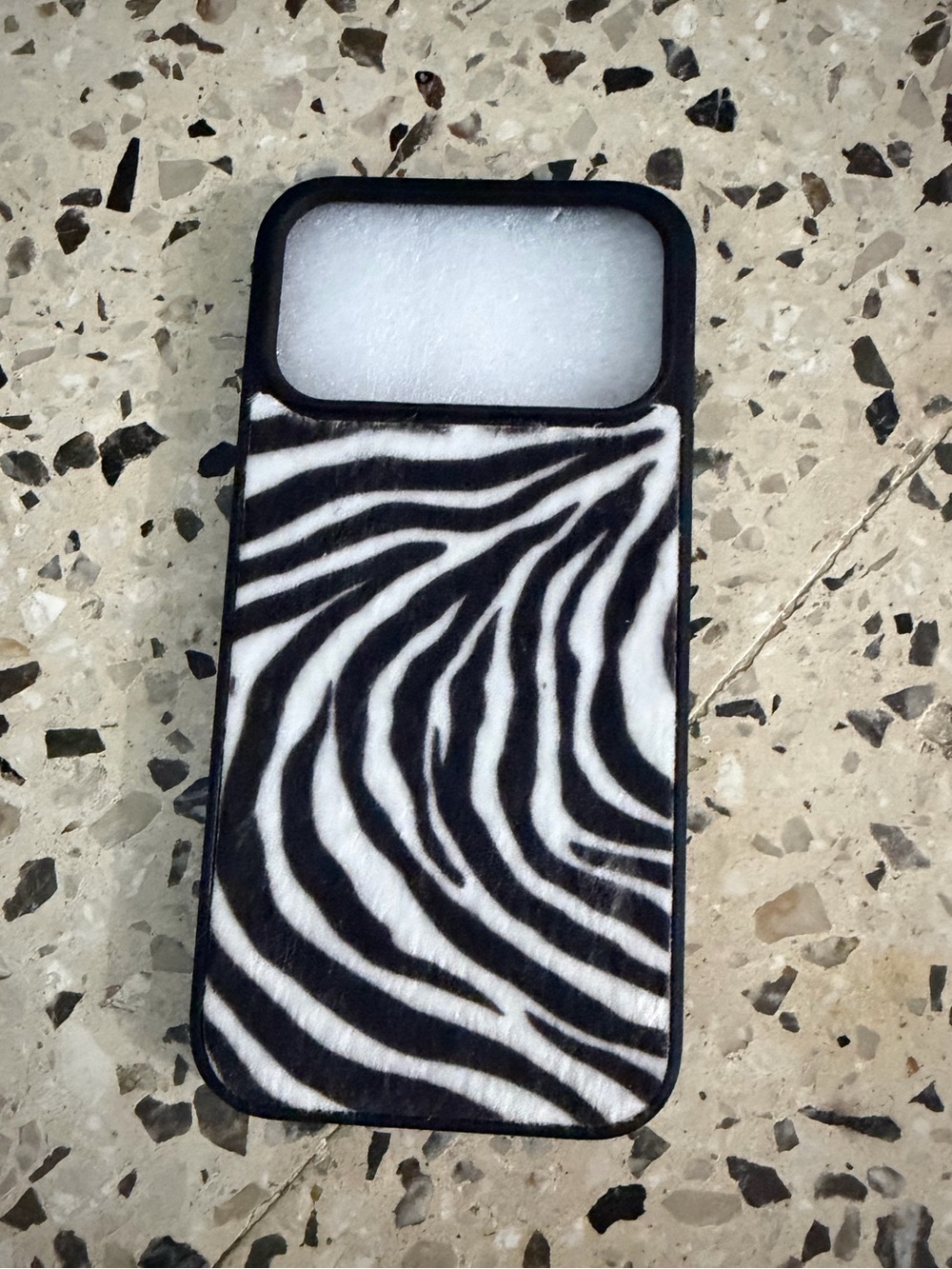 Zebra Print Black & White Phone Case - Unbranded IPhone 17 ProMax
